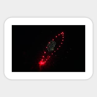 Flying Fireworks Sticker